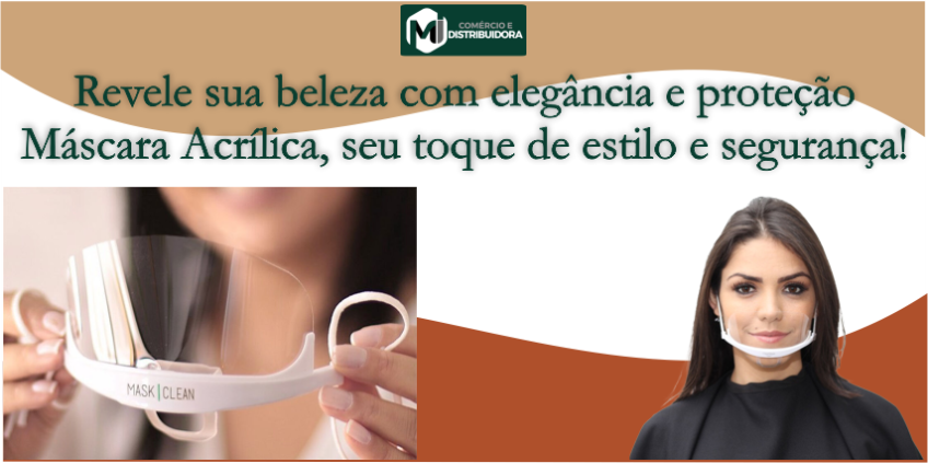 Banner Máscara Acrílica